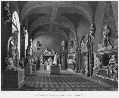 First View of the 17th Century Room, Musee des Monuments Francais, Paris by Jean Lubin Vauzelle